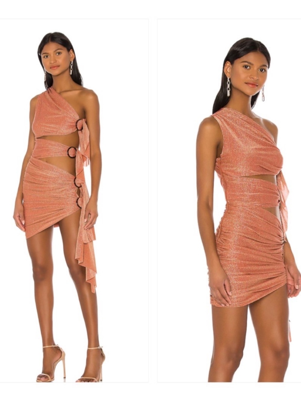 NWT Bronx and Banco Gaia Mini Dress in Brick - Revolve